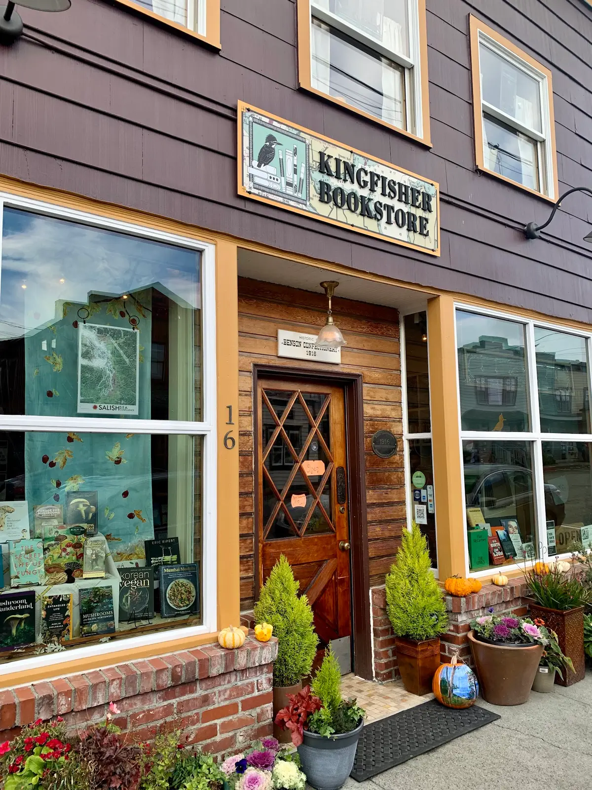 Kingfisher Bookstore in Coupeville, WA