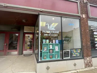 Paper Crane Bookstore in Two Rivers, WI
