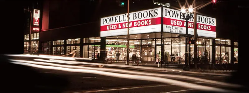 Powell's Book Warehouse in Portland, OR