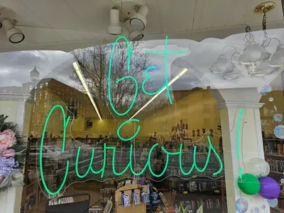 The Curious Cat Bookshop in Winsted, CT