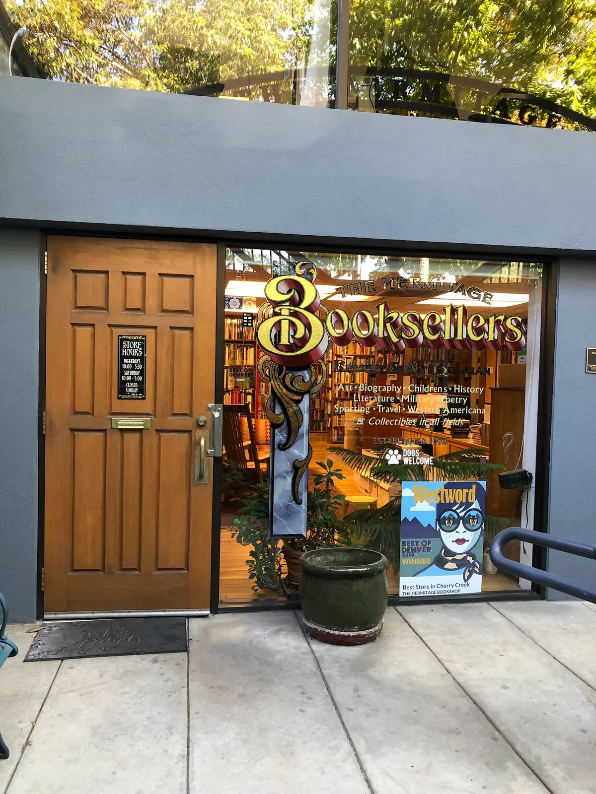 The Hermitage Bookshop in Denver, CO