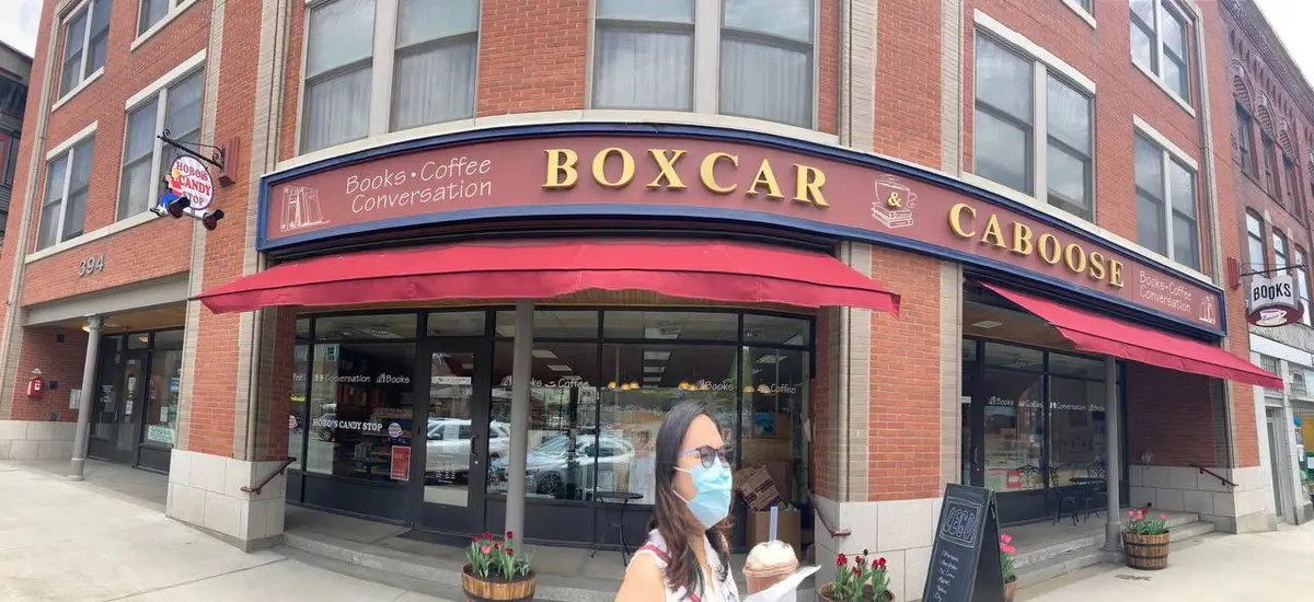 Boxcar & Caboose in St. Johnsbury, VT