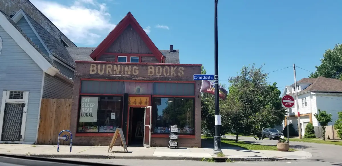 Burning Books in Buffalo, NY